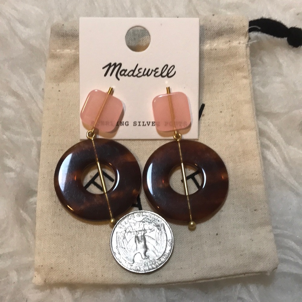 NWT Madewell Circle Earrings - Picture 2 of 6
